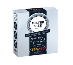 Mister Size Condoms prezerwatywy dopasowane do rozmiaru 53mm 57mm 60mm (3 szt.)