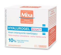 Mixa Hyalurogel bogaty krem do suchej skóry intensywnie nawilżający 50 ml