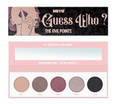 MIYO The Five Points Palette paleta cieni do powiek Guess Who? 6.5g