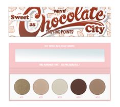 MIYO The Five Points Palette paleta cieni do powiek Sweet as Chocolate City 6.5g