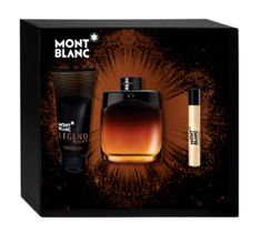 Mont Blanc Legend Night - zestaw prezentowy - woda perfumowana spray 100 ml + balsam po goleniu 100 ml + miniatura wody perfumowanej 7.5 ml