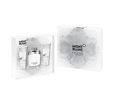 Mont Blanc Legend Spirit zestaw woda toaletowa spray 100ml + balsam po goleniu 100ml + żel pod prysznic 100ml