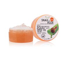Moods Snail & Aloe 98% nawilżający żel do twarzy i ciała na noc (300 g)