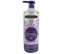 Morfose Keratin Hair Shampoo 2in1 szampon do włosów zniszczonych 1000ml