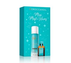 Moroccanoil Mini Must-Have zestaw Dry Shampoo Dark Tones suchy szampon do ciemnych włosów (65 ml) + Treatment kuracja do włosów (15 ml)
