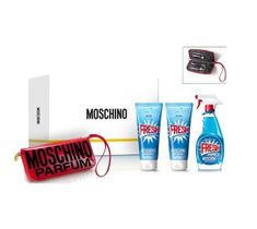 Moschino Fresh Couture zestaw woda toaletowa spray 100ml + balsam do ciała 100ml + żel pod prysznic 100ml + zestaw do manicure