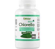 Myvita Chlorella Mint z naturalną miętą suplement diety 100g