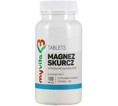 Myvita Magnez Skurcz cytrynian magnezu i potasu + B6 suplement diety 100 tabletek