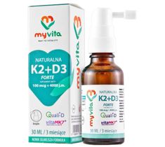 Myvita Naturalna Witamina K2 + D3 Krople suplement diety 30ml