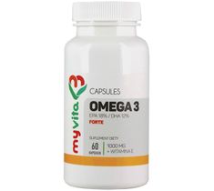 Myvita Omega 3 Forte 1000mg suplement diety 60 kapsułek