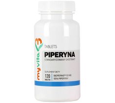 Myvita Piperyna 10mg suplement diety 120 tabletek
