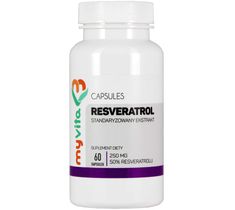 Myvita Resveratrol 50% 250mg suplement diety 60 kapsułek