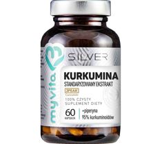 Myvita Silver Kurkumina 100% czysty suplement diety 60 kapsułek