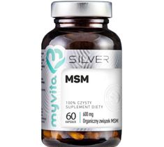 Myvita Silver MSM 600 mg 100% czysty suplement diety 60 kapsułek