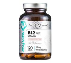 Myvita Silver Witamina B12 Forte 100µg 100% czysty suplement diety 120 kapsułek