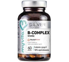 Myvita Silver Witamina B Complex 100% czysty suplement diety 60 kapsułek