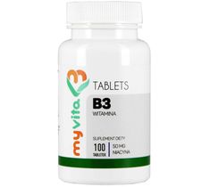 Myvita Witamina B3 50mg suplement diety 100 tabletek