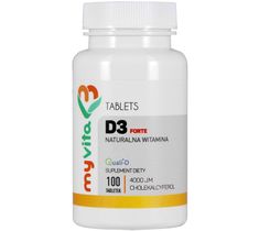 Myvita Witamina D3 Forte naturalna suplement diety 100 tabletek