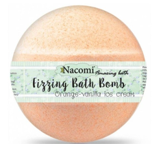 Nacomi Fizzing Bath Bomb kula do kąpieli Orange-Vanilla Ice Cream (130 g)