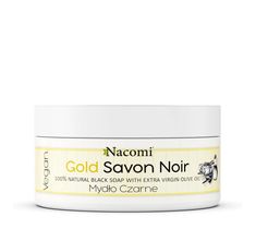 Nacomi Gold Savon Noir złote czarne mydło z oliwą z oliwek (125 g)