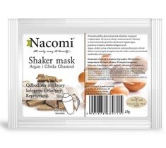 Nacomi Shaker Mask maska do twarzy Argan i Glinka Ghassoul (25 g)
