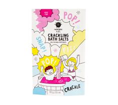 Nailmatic Kids Crackling Bath Salts musująca sól do kąpieli dla dzieci Pink (60 g)