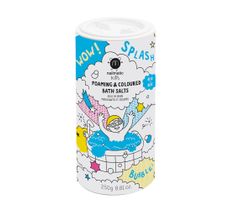 Nailmatic Kids Foaming & Coloured Bath Salts pieniąca się sól do kąpieli dla dzieci Blue (250 g)