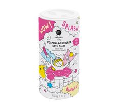 Nailmatic Kids Foaming & Coloured Bath Salts pieniąca się sól do kąpieli dla dzieci Pink (250 g)