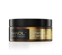 Nanoil Charcoal & White Clay Hair Mask maska do włosów z węglem (300 ml)