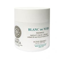 Natura Siberica Blanc De Noirs Radiance Night Face Cream rozświetlający krem do twarzy na noc (50 ml)