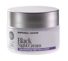 Natura Siberica Fresh Spa Black Night Cream czarny krem odmładzający na noc (50 ml)