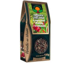 Natura Wita Herbata zielona z owocami maliny i truskawki 100g