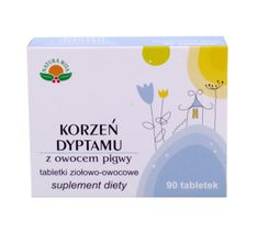 Natura Wita Korzeń Dyptamu z owocem pigwy tabletki ziołowo-owocowe suplement diety 90 tabletek