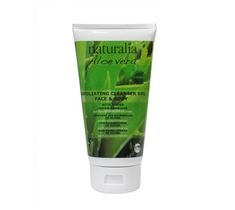 Naturalia Aloe Vera Exfoliating Cleanser Gel Face & Body złuszczający żel do mycia twarzy i ciała (200 ml)