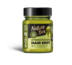 Nature Box Olive Oil Hair Shot wzmacniająca maska do włosów z olejem z oliwek (60 ml)