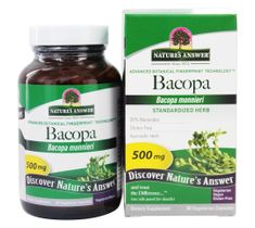 Nature's Answer Bacopa ekstrakt z ziela Bakopy drobnolistnej suplement diety 90 kapsułek