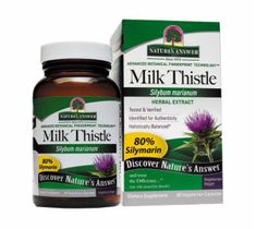 Nature's Answer Milk Thistle ostropest plamisty suplement diety 60 kapsułek