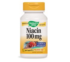 Nature's Way Niacin 100mg niacyna suplement diety 100 kapsułek