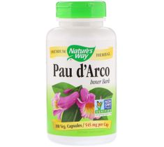 Nature's Way Pau D'Arco Extract ekstrakt z wewnętrznej kory drzewa mrówkowego suplement diety 180 kapsułek
