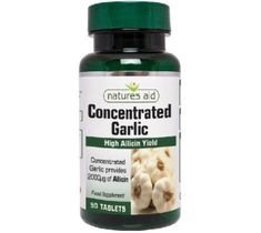 Natures Aid Concentrated Garlic 2000µg wyciąg z czosnku suplement diety 90 tabletek