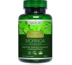 Natures Aid Organic Superfoods Moringa suplement diety 150g