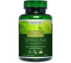 Natures Aid Organic Superfoods Spirulina suplement diety 150g