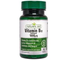 Natures Aid Vitamin B12 1000µg suplement diety 90 tabletek