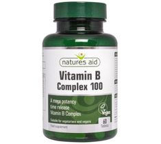 Natures Aid Vitamin B Complex Mega Potency suplement diety 60 tabletek