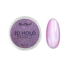 NeoNail 3D Holo Effect pyłek do paznokci No. 01 Rose (2 g)