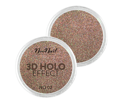 NeoNail 3D Holo Effect pyłek do paznokci No. 02 Peach (2 g)