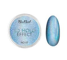 NeoNail 3D Holo Effect pyłek do paznokci No. 07 Blue (2 g)