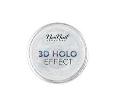 NeoNail 3D Holo Effect pyłek do paznokci Silver (0,3 g)