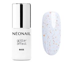 NeoNail Glitter Effect Base baza hybrydowa White Sparkle (7.2 ml)