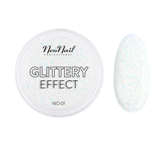 NeoNail Glittery Effect pyłek do paznokci 01 (2 g)